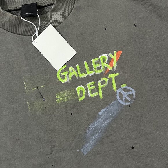Gallery Dept. Hand-Painted Ink Splatter Crewneck Sweatshirt - Picture 3 of 9
